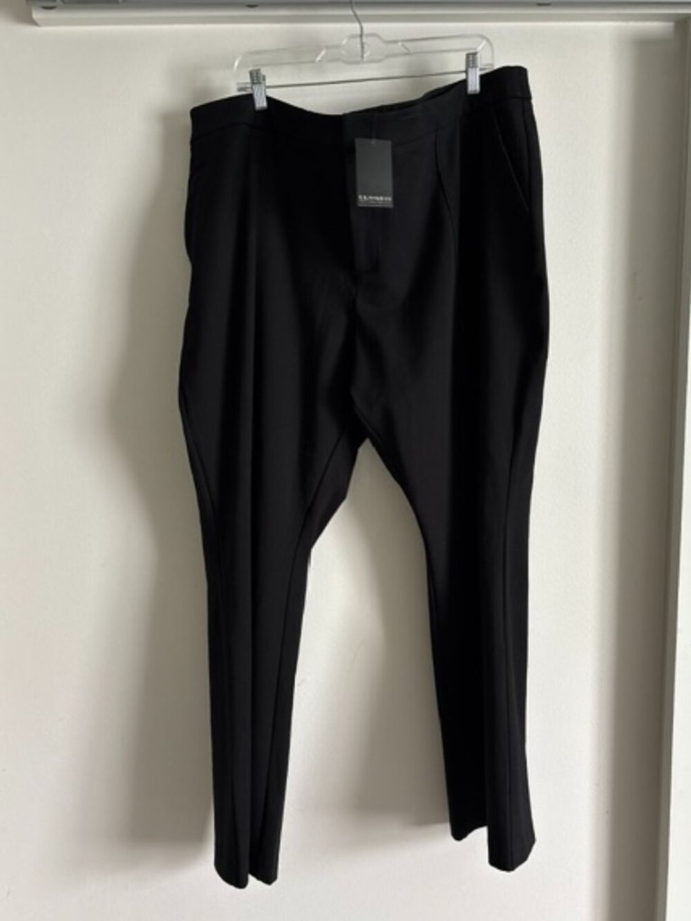 Eloquii pleated pull-on pants straight leg size 26
